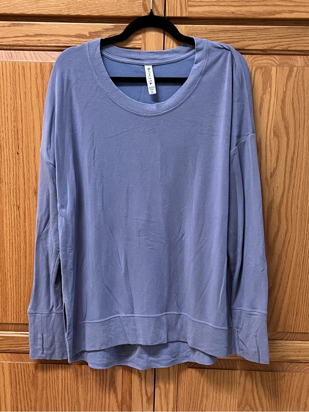 Athleta Lavender Crewneck Long Sleeve Pullover, GUC, Size XL